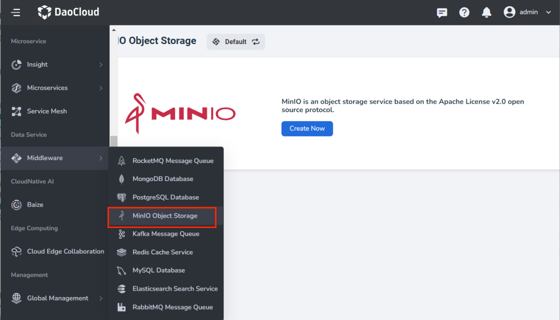 MinIO Object Storage