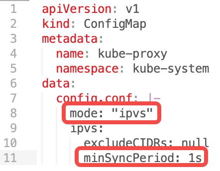 kube-proxy tuning