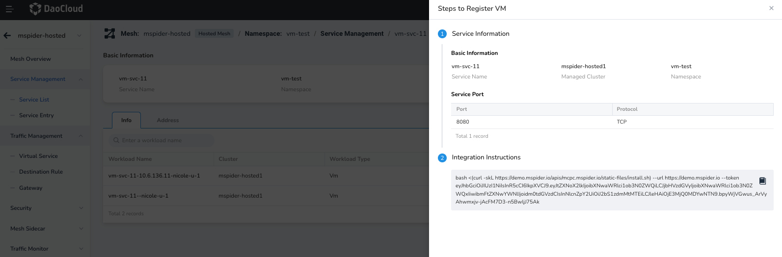 Integrate Virtual Machine