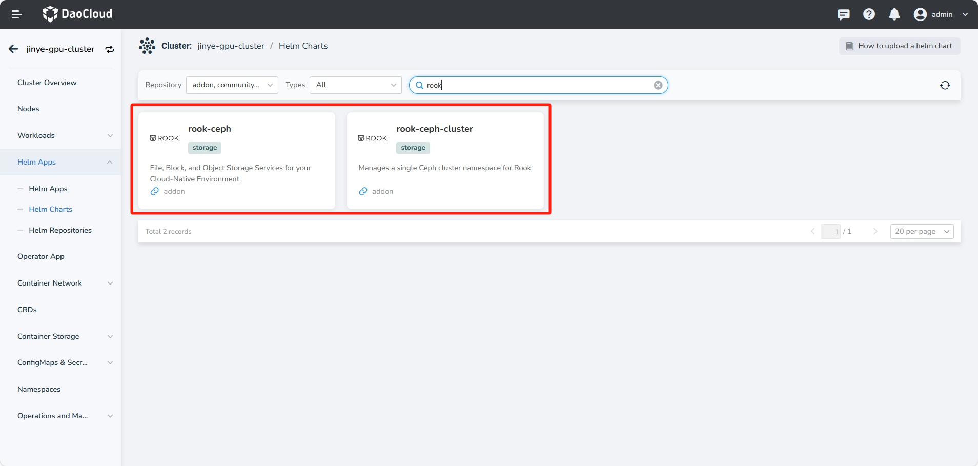 cluster access