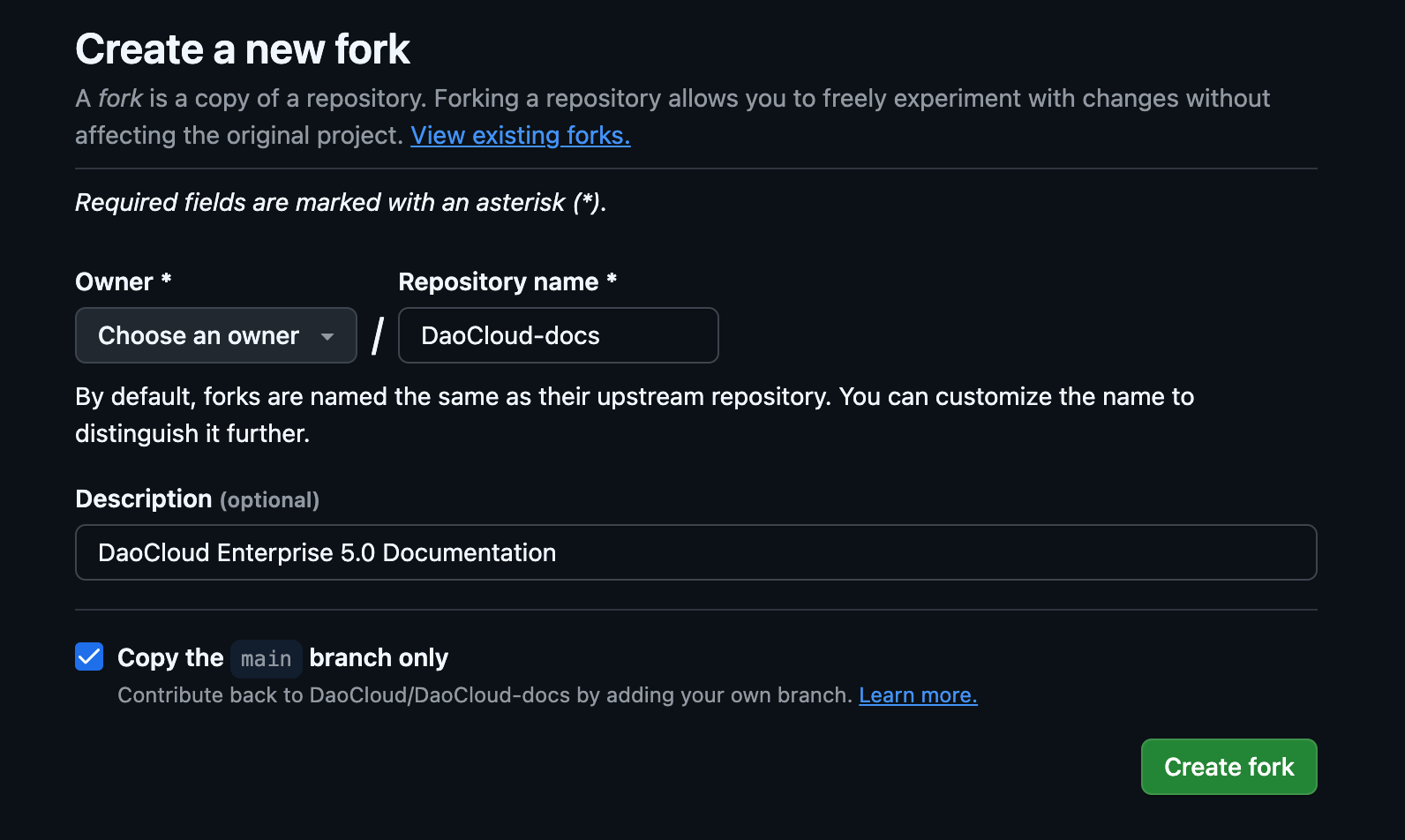 fork